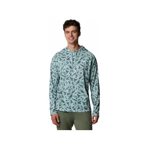 Columbia Men's Wild Cast Camp Hoodie Crushed Blue Huntfish 2XL
