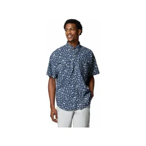 Columbia Men's Super Bahama II Shirt Nocturnal Cast N Blast Medium