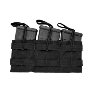 Tactical Tailor Fight Light MOLLE 5.56 Triple Mag Panel 30 Round Magazine Nylon Black