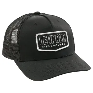 Leupold Men's Riflescopes Trucker Hat Black One Size Fits Most