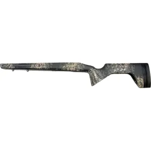 Grayboe Trekker Rifle Stock R700 Right Hand Short Action Universal Inlet Gap Splash Camo