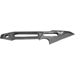 White River Knives Delia Tactical Life Spike Fixed Blade Knife 4.65" Tanto Point 80CrV2 Black Blade 80CrV2 Handle Black