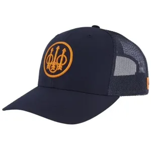 Beretta Mens Straightpull Trucker Hat Navy