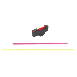 Cylinder & Slide Front Sight S&W K, L, N-Frame with Pinned Front Sight .250" Height Patridge Steel Blue Fiber Optic Interchangeable Green, Red