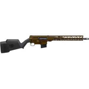 CMMG DISSENT Br4 Semi Automatic Rifle 338 Advanced Rifle Cartridge (338 ARC) 16.1" Black Threaded Barrel Midnight Bronze Frame Black Field Stock