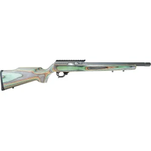 Tactical Solutions X-Ring VR Gen2 Boyds Semi Automatic Rifle 22 Long Rifle 16.5" Fluted Gun Metal Gray Threaded Barrel Gun Metal Gray Frame Forest Camo Field Stock