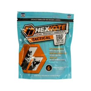 Hexkote Tactical Series CLP Gun Cleaning Wipes 6PK