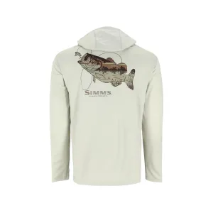 Simms Men's Tech Artist Series Hoodie Aspen Bass Medium
