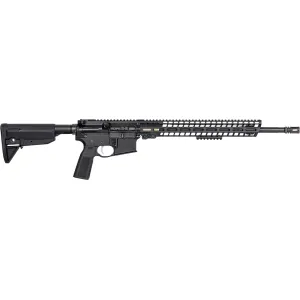 Geissele Border Patrol Semi Automatic Rifle 5.56x45mm NATO 18" Black Threaded Barrel Black Frame Black Pistol Grip