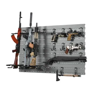 Savior Equipment Full Wall Rack Gun Storage System Gray