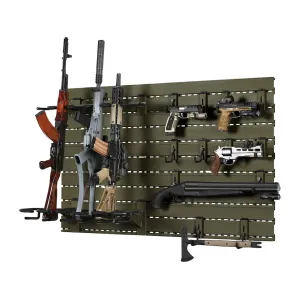 Savior Equipment Full Wall Rack Gun Storage System Olive Drab