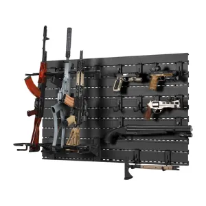 Savior Equipment Full Wall Rack Gun Storage System Black