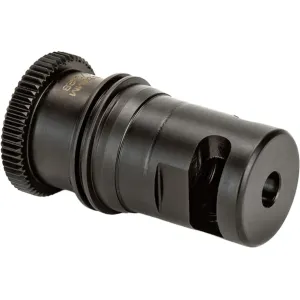 Griffin Armament DUAL-LOK Bayonet Micro Muzzle Brake Suppressor Mount 5.56mm 1/2"-28 Thread Stainless Steel Nitride
