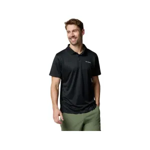 Columbia Men's PFG Solar Stream Short Sleeve Polo Shirt Black XL