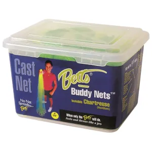 Betts Buddy Chartreuse Cast Net 3ft 3/8" Mesh