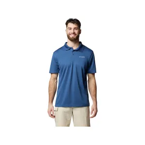 Columbia Men's PFG Solar Stream Short Sleeve Polo Shirt Carbon Medium