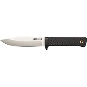 Cold Steel Exclusive SRK Compact Fixed Blade Knife 5" Clip Point CPM-3V Satin Blade Kray-Ex Handle Black