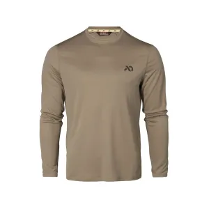 First Lite Men's Yuma Long Sleeve Base Layer Shirt Walnut XL