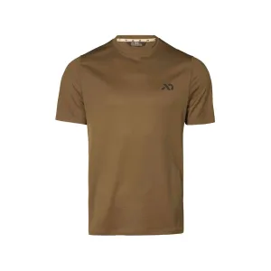First Lite Men's Yuma Short Sleeve Base Layer Shirt Dry Earth 2XL