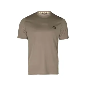 First Lite Men's Yuma Short Sleeve Base Layer Shirt Walnut Medium