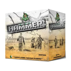 Hevi-Shot Hevi-Hammer Waterfowl 20 Gauge Ammo 3" #3 Steel and Bismuth Shot 1 oz Case of 250 (10 Boxes of 25)