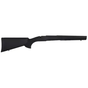 Hogue Rubber OverMolded Rifle Stock Savage 110, 112, 116 Long Action Detachable Magazine Varmint Contour Pillar Bed Synthetic Black