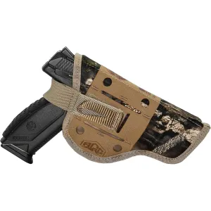 Alaska Guide Creations Bino Harness Holster Ambidextrous Universal Compact, Sub Compact Nylon Mossy Oak Break Up Country
