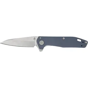Gerber Fastball Assisted Opening Pocket Knife 3" Wharncliffe CPM MagnaCut Stonewashed Blade Aluminum Handle Blue
