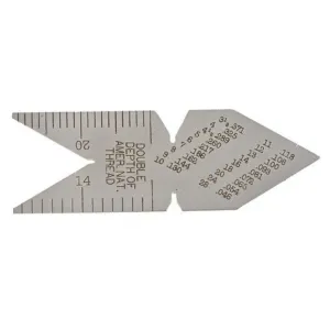 Starret 60 Degree Thread Pitch Gauge