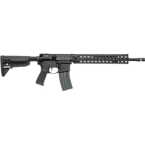 BCM RECCE-14 QRF12 Semi Automatic Rifle 5.56x45mm NATO 14.5" Manganese Phosphate Threaded Barrel Anodized Black Frame Black Pistol Grip Welded Comp