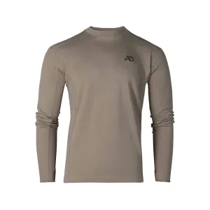 First Lite Men's Kiln Long Sleeve Base Layer Shirt Walnut 2XL