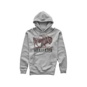 MeatEater Men's Bison Boss Hoodie Gray Heather XL