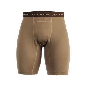 First Lite Men's Wick Long Boxer Briefs Dry Earth 2XL