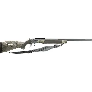 CVA Accura MR-X 50 Caliber Muzzleloading Rifle 26" Threaded Tungsten Barrel OD Green with Black and Gray Webbing Stock