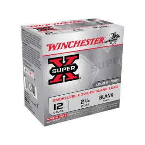 Winchester Field Trial Popper 12 Gauge Ammo 2-3/4" Blank Box of 25