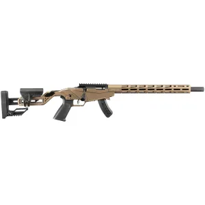 Ruger Precision Rimfire Bolt Action Rifle 22 Long Rifle 18" Black Threaded Barrel Flat Dark Earth Frame Flat Dark Earth Adjustable Stock