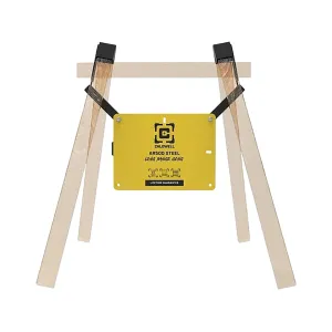 Caldwell AR500 Long Range Steel Target Gong Kit with Flash Bang Hit Indicator