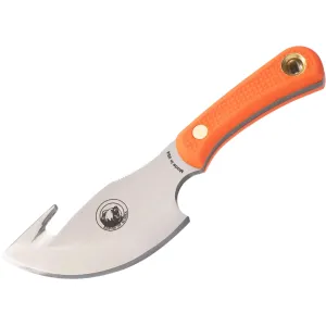 Knives of Alaska Light Hunter Fixed Blade Knife 3.5" Drop Point D2 Bead Blasted Blade SureGrip Handle Orange
