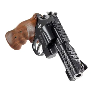 Korth NXR 44 Remington Magnum Revolver 4" Black DLC Barrel 6 Round Walnut Grip