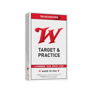 Winchester White Box USA 6.5 Creedmoor Ammo 125 Grain Jacketed Hollow Point Case of 200 (10 Boxes of 20)