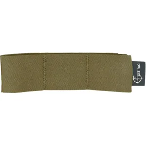 Cole-Tac Elastic Gear Organizer 3 Slot Coyote Brown