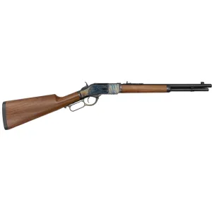 Taylor's & Company TC73 Lever Action Rifle 9mm Luger 18" Blued Threaded Barrel Case Colored Frame Walnut Straight Grip Stock