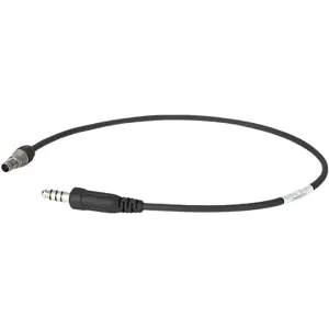 Ops-Core AMP U174 Mono Binaural Downlead Communications Cable 21" Black