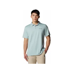 Columbia Men's PFG Solar Stream Short Sleeve Polo Shirt Crushed Blue 2XL