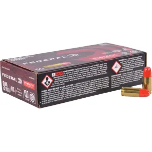 Federal Syntech PCC 9mm Luger Ammo 130 Grain Federal TSJ Total Synthetic Jacket (TSJ) Case of 500 (10 Boxes of 50)