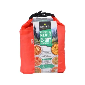 ReadyWise 2 Day Outdoor Adventure Kit Freeze Dried Food with Dry Bag
