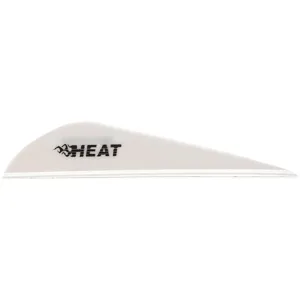 Bohning Heat Vane Arrow Fletching 2.5" White 100PK