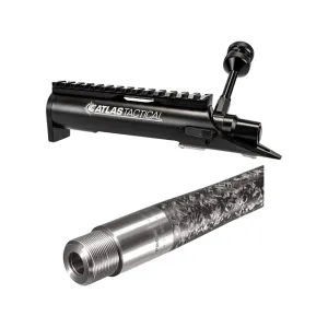 Kelbly's Atlas Tactical 75 Degree Throw Barreled Action 22 Creedmoor 18" Carbon Fiber Threaded Barrel Black Nitride