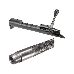 Kelbly's Atlas Lite 75 Degree Throw Barreled Action 22 Creedmoor 18" Carbon Fiber Threaded Barrel Black Nitride