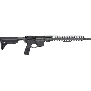 Geissele Border Patrol Semi Automatic Rifle 5.56x45mm NATO 16" Black Threaded Barrel Black Frame Black Pistol Grip